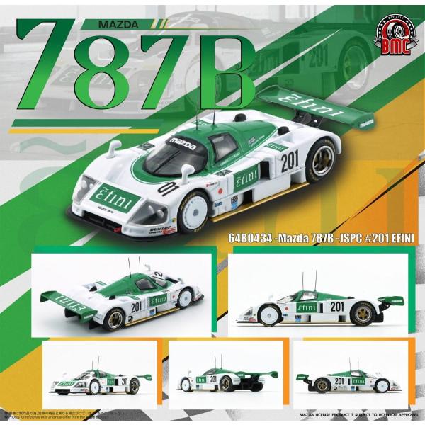 BM CREATIONS 1/ 64 マツダ 787B JSPC アンフィニ #201(64B0434