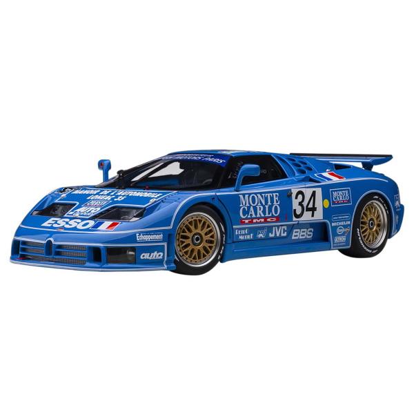 オートアート 1/ 18 ブガッティ EB110 SS 1994年 #34 (ル・マン24時間レース)(89417)ミニカー 返品種別B
