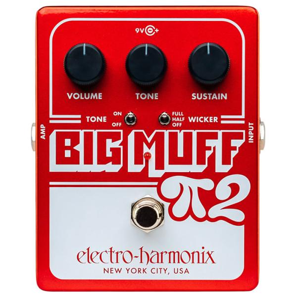 エレクトロ・ハーモニクス デュアル・オペアンプ・ファズ Electro-Harmonix BIG MUFF PI 2 with TONE WICKER BIGMUFFPI2WITHTONE 返品種別A