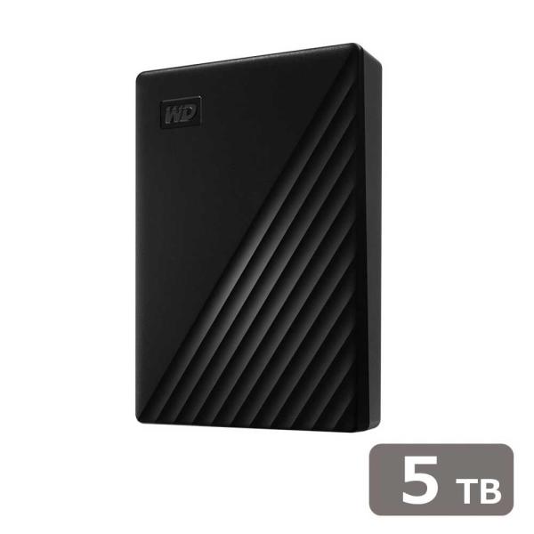 Western Digital｜ウエスタンデジタル USB3.0対応 ポータブルハードディスク 5TB (ブラック)(My Passport2019) My Passport WDBPKJ0050BBK-JESN 返品種別B