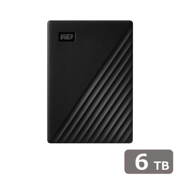 Western Digital｜ウエスタンデジタル ポータブルストレージ 6TB My Passport(2024年モデル) WDBR9S0060BBK-JESN 返品種別A