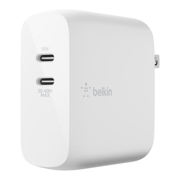 他サイト： BELKIN BOOST↑CHARGE USB-C 68W GaN充電器 WCH003DQWH 返品種別Aの商品画像