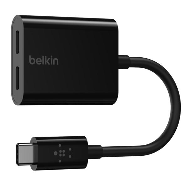 BELKIN USB-C オーディオ + 充電アダプタ F7U081BTBLK 返品種別A