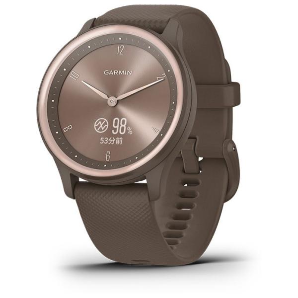 他サイト： ガーミン vivomove Sport Peach Gold /  Cocoa スマートウォッチ 010-02566-42 返品種別Aの商品画像