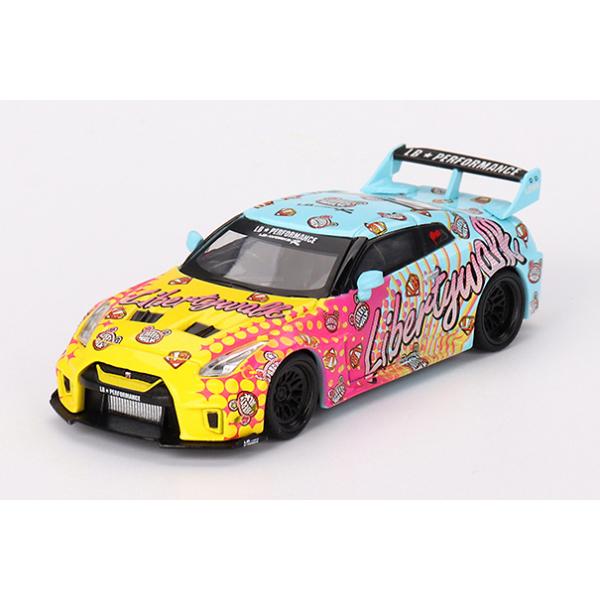 MiNiGT Nissan 35GT-RR LBWK Kuma 4台セット MINI-GT 1/ 64 LB-Silhouette WORKS GT Nissan 35GT-RRバージョン1