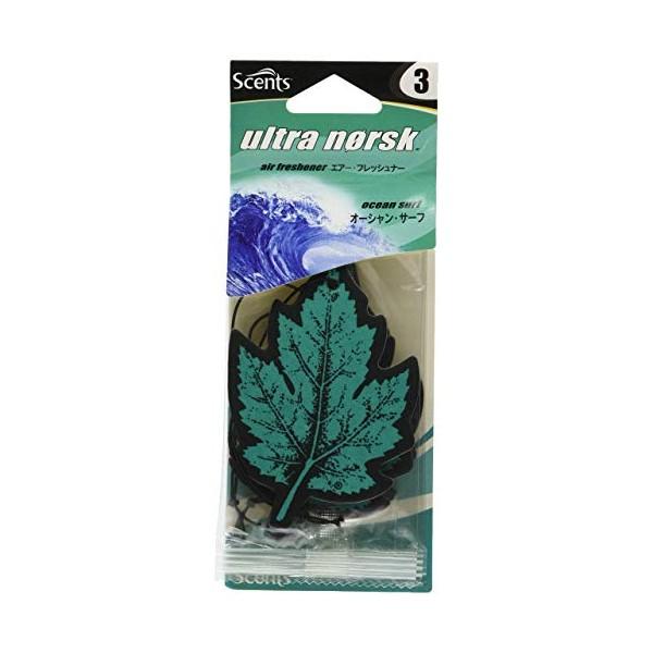 他サイト： ホルツ 車用 芳香剤 SCENTS センツウルトラノスク オーシャンサーフ 3枚入 吊り下げ型 Holts NOR18-3P-80J 返品種別Aの商品画像
