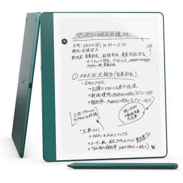 Amazon Kindle Scribe Notebook Design - 10.2インチディスプレイ、64GBストレージ、ノート機能搭載、プレミアムペン付き B0CZ9SX1GW 返品種別B