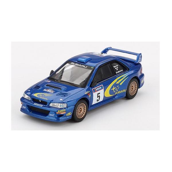 在庫状況：お取り寄せ/お届け：約2週間/2025年08月 発売/※画像はイメージです。実際の商品とは異なる場合がございます。MINI−GT 1/64 スバル インプレッサ WRC99 ラリー・オーストラリア 1999 優勝車 #5(左ハンド...