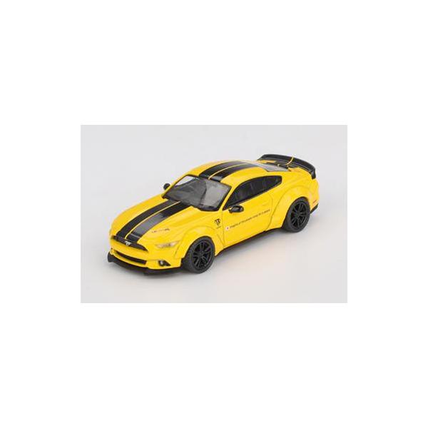 MINI-GT 1/ 64 LB☆WORKS フォード マスタング トリプルイエロー(右