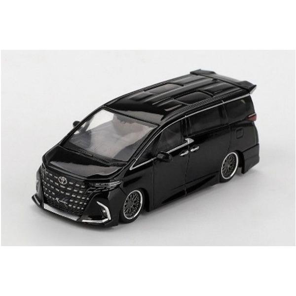 アルファード　ミニカー MINI-GT 1/ 64 Toyota アルファード 40 KUHL ブラック(右ハンドル