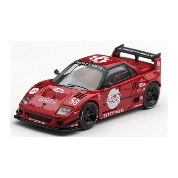 MINI-GT 1/ 64 マツダ AZ-1 リバティーウォーク LB40 LB-Hinomaru レッド (右ハンドル)(MGT01362-R)ミニカー 返品種別B