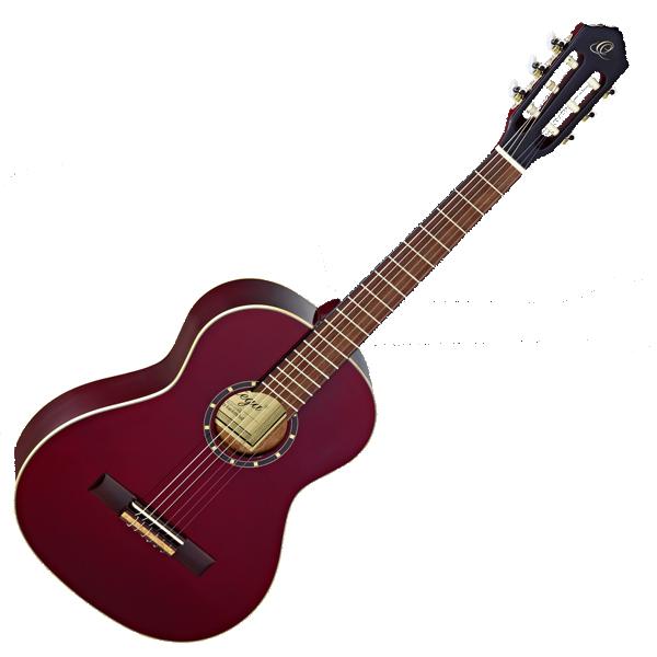 オルテガ クラシックギター(ワインレッド) ORTEGA R121-3/ 4WR 返品種別A