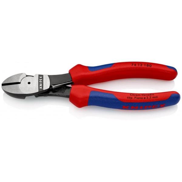 他サイト： クニペックス 強力型ニッパー バネ付 180mm KNIPEX 74 12 180 返品種別Bの商品画像