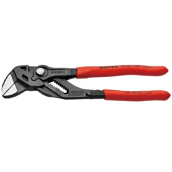 他サイト： クニペックス プライヤーレンチ 180mm (台紙付き) KNIPEX 86 01 180 SB 返品種別Bの商品画像