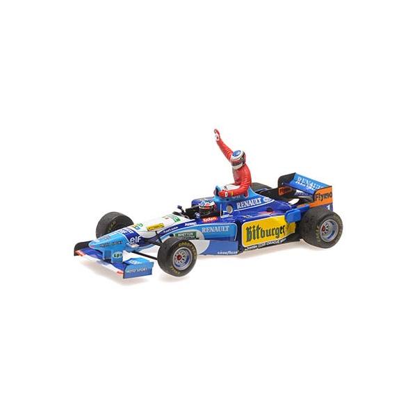ミニチャンプス 1/ 43 ベネトン ルノー B195 ミハエル・シューマッハ カナダGP 1995 ライドオン ジャン・アレジ フィギュア付き(517950601)ミニカー 返品種別B