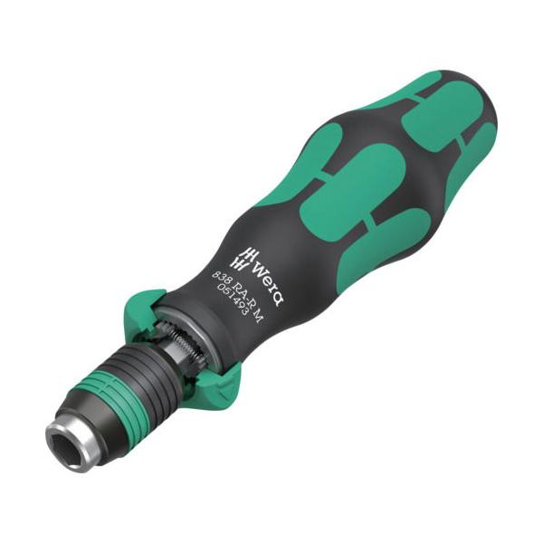 他サイト： Wera 838 RA-R M ラチェット機能付き差替式ビットホルダー 6.35ミリ 51493 返品種別Bの商品画像