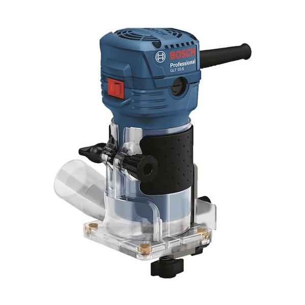 在庫状況：在庫僅少/◆ハイパワーモーター550Wです。◆作業面が見易い透明ベース採用です。◆吸じんアダプター付きです。/[GLF556BOSCH]