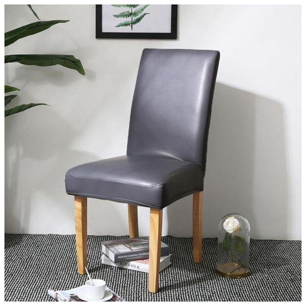 在庫状況：お取り寄せ/5日〜7日で出荷/※こちらの販売ページはPU椅子カバー、グレーとなります◆すっぽり被せるだけの簡単装着 お家の椅子を簡単リニューアルできる椅子カバー。◆裾部分裏側の平ゴムが座面下部をぴったり捉えて、カバーのズレやヨレも...