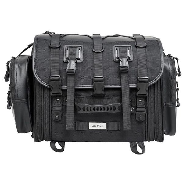 在庫状況：在庫僅少/◆ライダーの(便利)を考えた多彩な機能が満載の新・シートバッグシリーズ◆中〜長距離の3泊〜5泊程度のツーリングに最適な大容量ツーリングバッグ◆買出しした荷物の積載に便利な増量ポケットや上面袋を装備/[MFK1003TANAX]