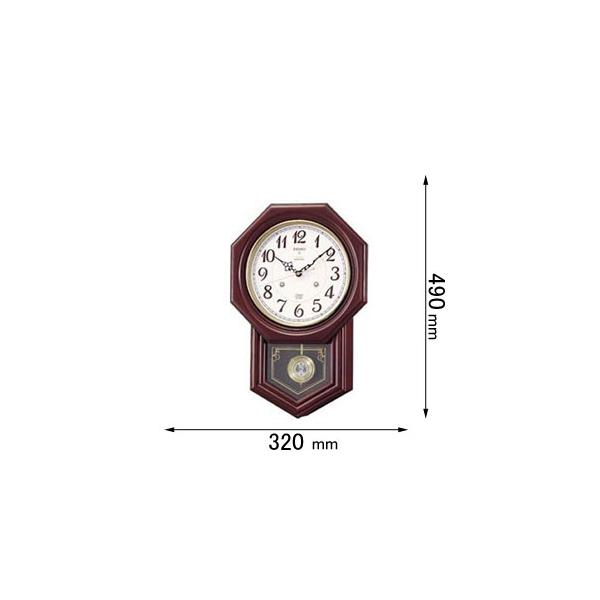 セイコークロック 掛け時計 電波 アナログ 報時選択式 木枠 濃茶 RQ205B Amazon.co.jp: セイコークロック 掛け時計 電波 アナログ 報時