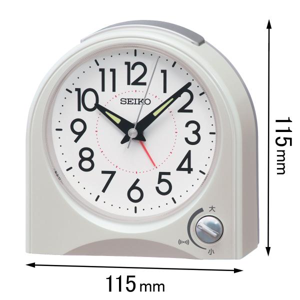 他サイト： セイコー 目覚まし時計SEIKO KR-520-W 返品種別Aの商品画像