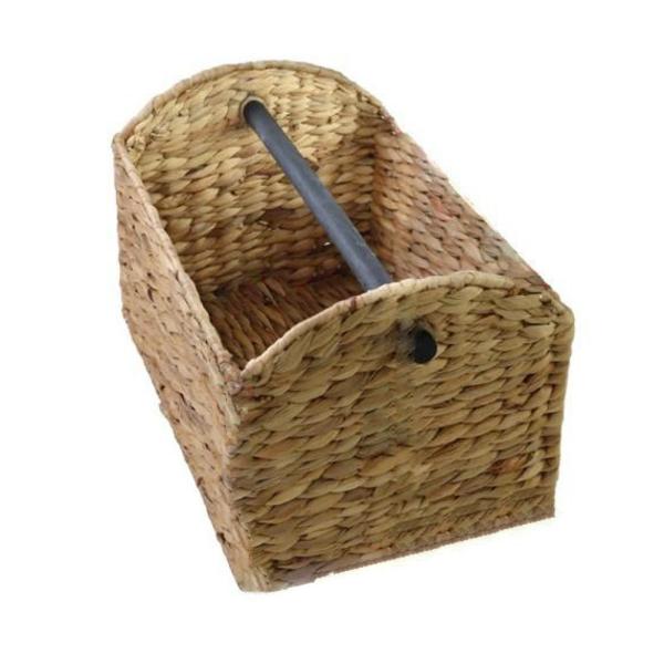 在庫状況：お取り寄せ/7日〜10日で出荷/※天然素材の為、生産時期により色むらがある箇所や、色に違いがございます。※ハンドメイドのためサイズに違いが生じることがございます。予めご了承ください。◆天然素材のウォーターヒヤシンスで作られた収納バ...