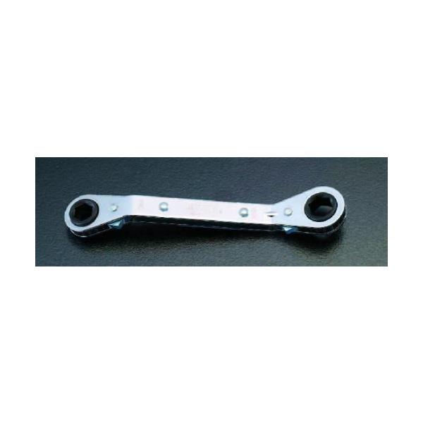 LANG TOOLS 3/ 8インチ×7/ 16インチ ラチェットメガネ(オフセット型) ラングツールズ EA602KB-103 返品種別B