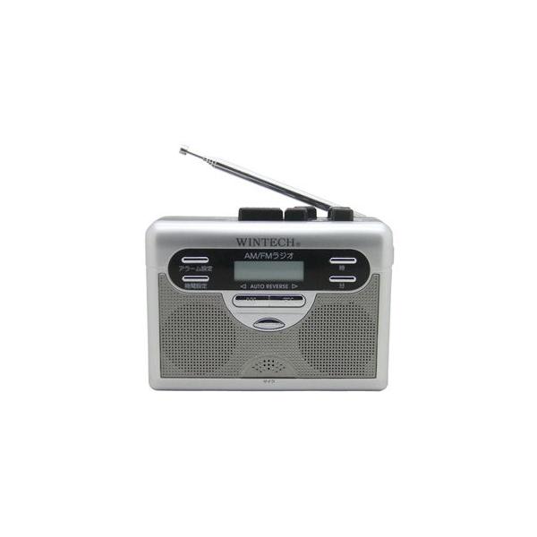 WINTECH ラジオ付テープレコーダー PCT-11R 返品種別A
