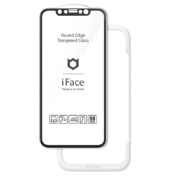 他サイト： Hamee iPhone 12/ 12 Pro用 画面保護シート 平面保護 ラウンドエッジ強化ガラス IFACE(ブラック) 41-890295 返品種別Aの商品画像