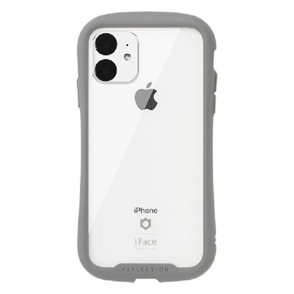 他サイト： Hamee iPhone 11用 IFACE REFLECTION 強化ガラス クリアケース(グレー) 41-907368 返品種別Aの商品画像