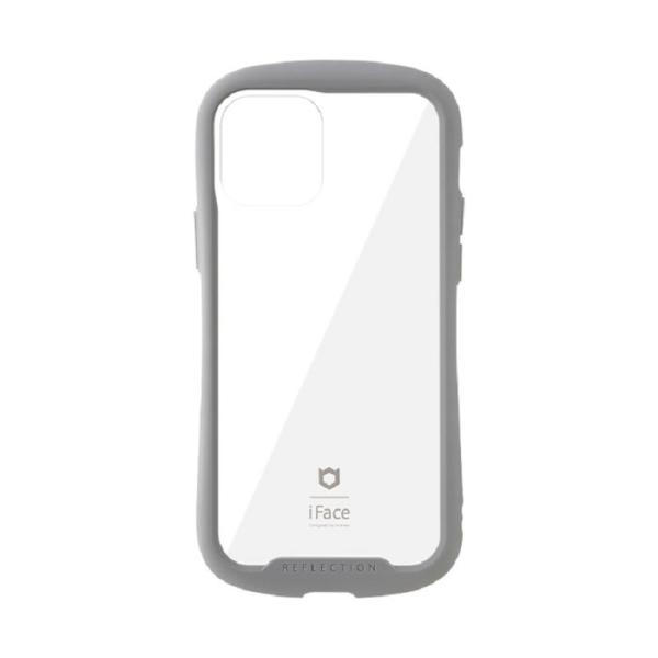 他サイト： Hamee iPhone 12/ 12 Pro(6.1インチ)用 強化ガラスケース IFACE REFLECTION 強化ガラスクリアケース(グレー) 41-907-921975 返品種別Aの商品画像