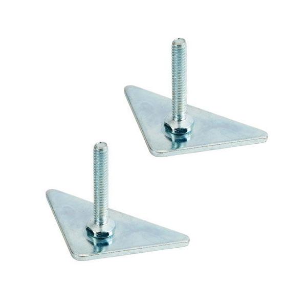 在庫状況：お取り寄せ/お届け：約2週間/万一、初期不良があった場合は必ず商品到着後1週間以内にJoshin web事務局までご連絡ください。●安定性がアップするルミナス(ポール径19mm専用)三角プレート脚・2個セット◆高さ：約0.5cm(...