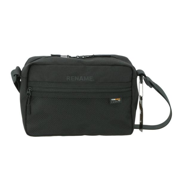 Rename(リネーム) Rename CORDURA ナイロンショルダーバッグ(ブラックxブラック) 返品種別A