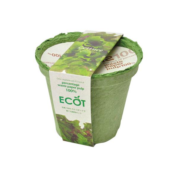 在庫状況：お取り寄せ/3日〜4日で出荷/◆エコなポット(エコット)でハーブや野菜を育てる栽培セットです。◆Sサイズではハーブが、Mサイズでは野菜がしっかりと育ちます。◆エコットで環境への配慮の小さな一歩を踏み出してみませんか?　・サイズ(約...