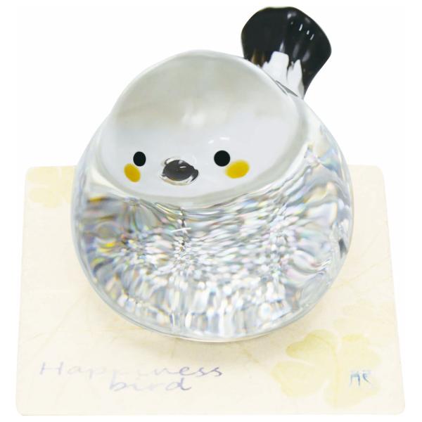 京都 リュウコドウ クリスタル シマエナガ(銀) 049-0598B 返品種別A