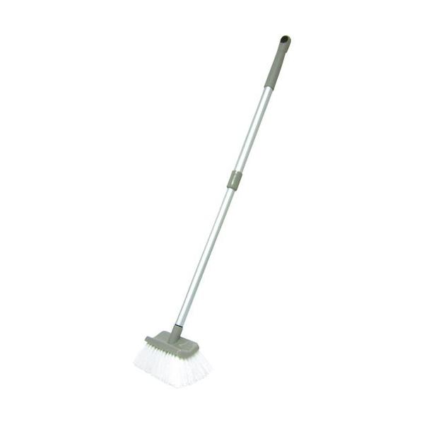 在庫状況：お取り寄せ/お届け：約2週間/◆コンパクトサイズのデッキブラシです。◆アルミ伸縮柄で全長47~70cmで使えます。◆玄関やベランダの床掃除にピッタリのサイズです。/[111247ニホンクリンテツク]