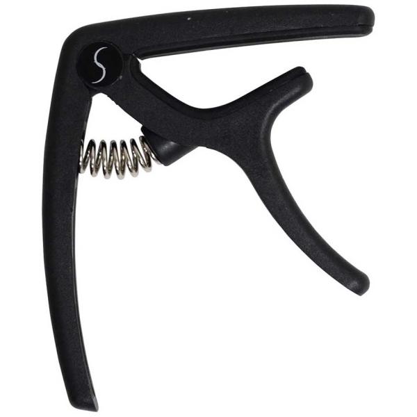 他サイト： S.Yairi(ヤイリ) エレキギター/ アコースティックギター用カポタスト(ブラック) SCP-01/ BK(KC) 返品種別Aの商品画像