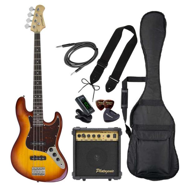 在庫状況：お取り寄せ/お届け：約2週間/※セット小物の写真は掲載時のものです。仕様変更により異なる場合がございますが 用途は同じですので、予めご了承ください。◆ベースを始める人にお勧め!ジャズベースライトセット！/[JB240DCSライトセツト]