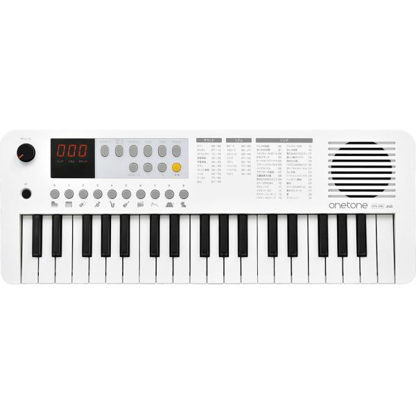 ☆【新品】 ワントーン(Onetone) 37鍵 ホワイト 電子キーボード/ミニ 電子キーボード ホワイト／ピンク OTK-37M/WHPK [37ミニ鍵盤