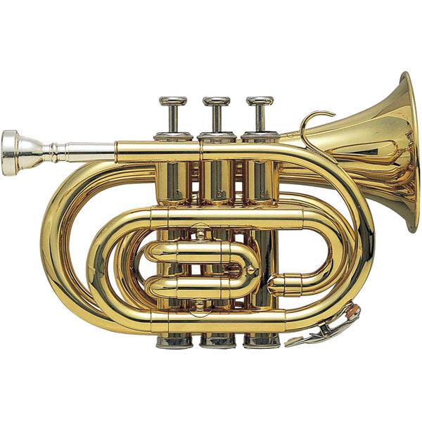 ケルントナー ポケットトランペット(ゴールド) セミハードケース付属