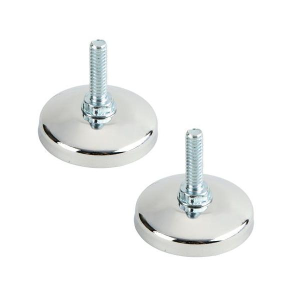 在庫状況：在庫僅少/万一、初期不良があった場合は必ず商品到着後1週間以内にJoshin web事務局までご連絡ください。●安定性がアップするルミナス(ポール径19mm専用)円形アジャスター・2個セット◆サイズ(約)：径4×高さ1.5cm(ネ...