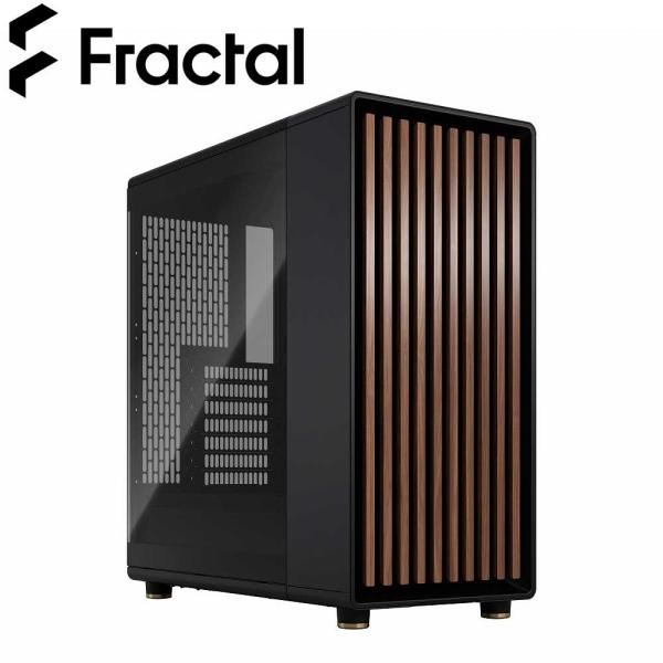 他サイト： Fractal Design｜フラクタルデザイン ミドルタワー型PCケース North Charcoal Black TG Dark FD-C-NOR1C-02 返品種別Bの商品画像