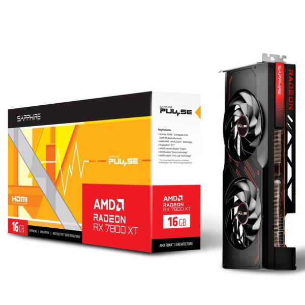 SAPPHIRE(サファイア) SAPPHIRE PULSE Radeon RX 7800 XT GAMING 16GB GDDR6 SAP-PURX7800XT16GB 返品種別B