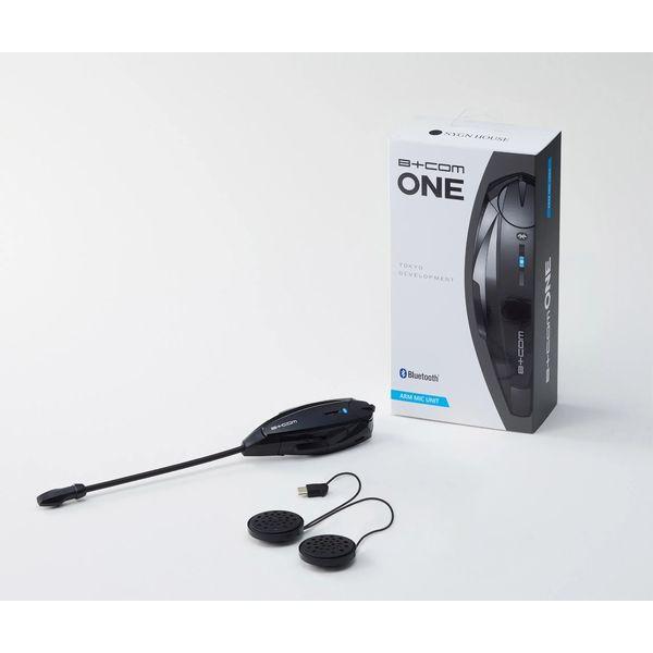 他サイト： サインハウス オートバイ用インカム B+COM ONE スタンダードモデル アームマイクUNITオープンフィスヘルメット向け SYGN HOUSE B+COM 00081660 返品種別Bの商品画像