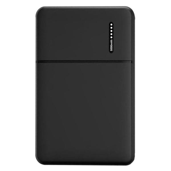 agreen｜アグリーン 準固体電池採用SE50モバイルバッテリー 5000mAh(ブラック) JMB-SE50-BK 返品種別A