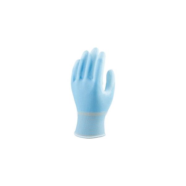 おたふく手袋 13G ウレタン背抜き手袋 10双組 M ブルー ライトシリーズ A-384 2113381A-384 返品種別B