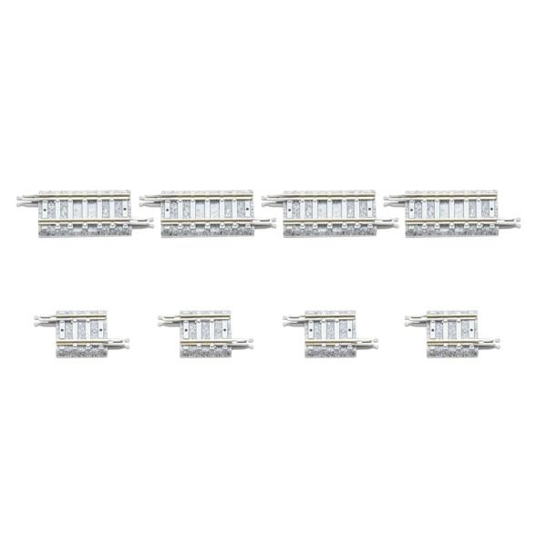 在庫状況：在庫あり/2025年05月 発売/※画像はイメージです。実際の商品とは異なる場合がございます。トミックスのファイントラックシリーズ、端数PCレールS18.5・S33-PC(F)(各4本セット) です。