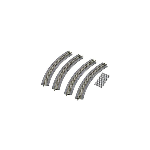 在庫状況：在庫僅少/2015年02月 発売/※画像はイメージです。実際の商品とは異なる場合がございます。ワイドレールシリーズのワイドPCカーブレールC317-45-WP(F) (4本セット)です。半径317mm、カーブ角度45°、幅37mm...