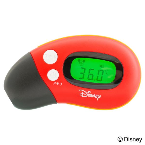 Dr.EDISON ドクターエジソン【Disney】さっと測れるミッキーマウス 2Way 非接触型体温計 体温計 医療機器認証 赤外線体温計 検温 額スキャン式 耳式 出産祝い