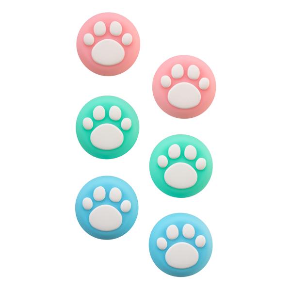 サイバーガジェット Switch2 Joy-Con2用 アナログスティックカバー ねこにゃん パステル 返品種別B
